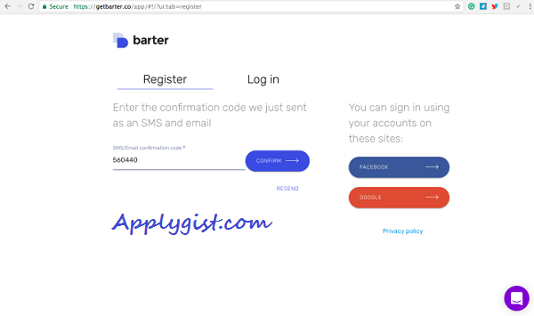 Getbarter.co Experienced A System Upgrade