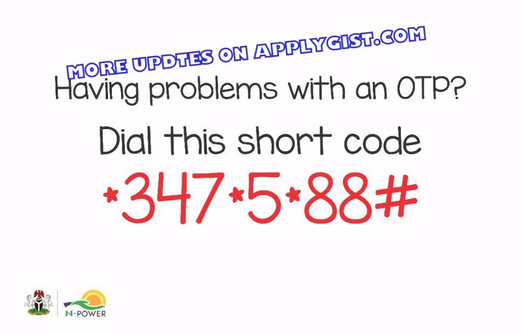 NPowerNG OTP SHORT CODE