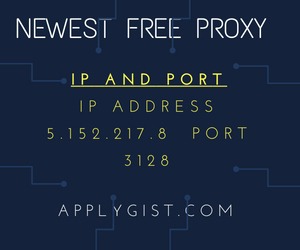 Newest Proxy iP and Port