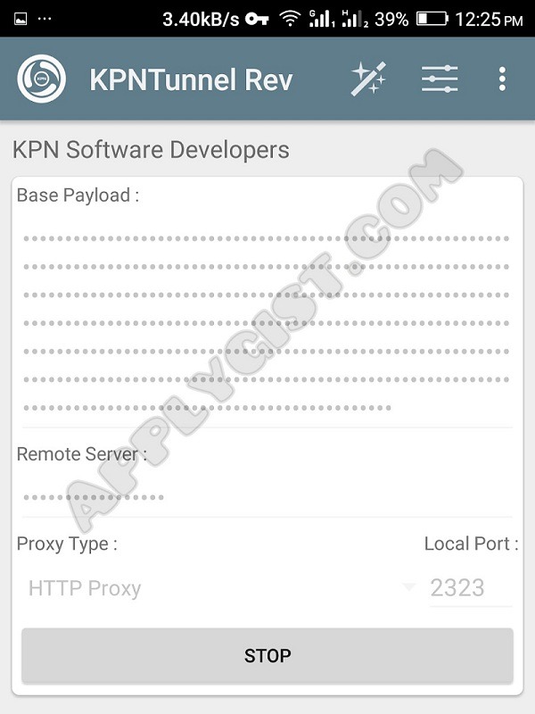 KPN Tunnel Revolution Settings for MTN 0.0k Cheat