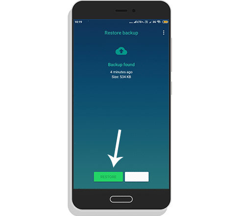 Simple steps to restore Whtsapp backup