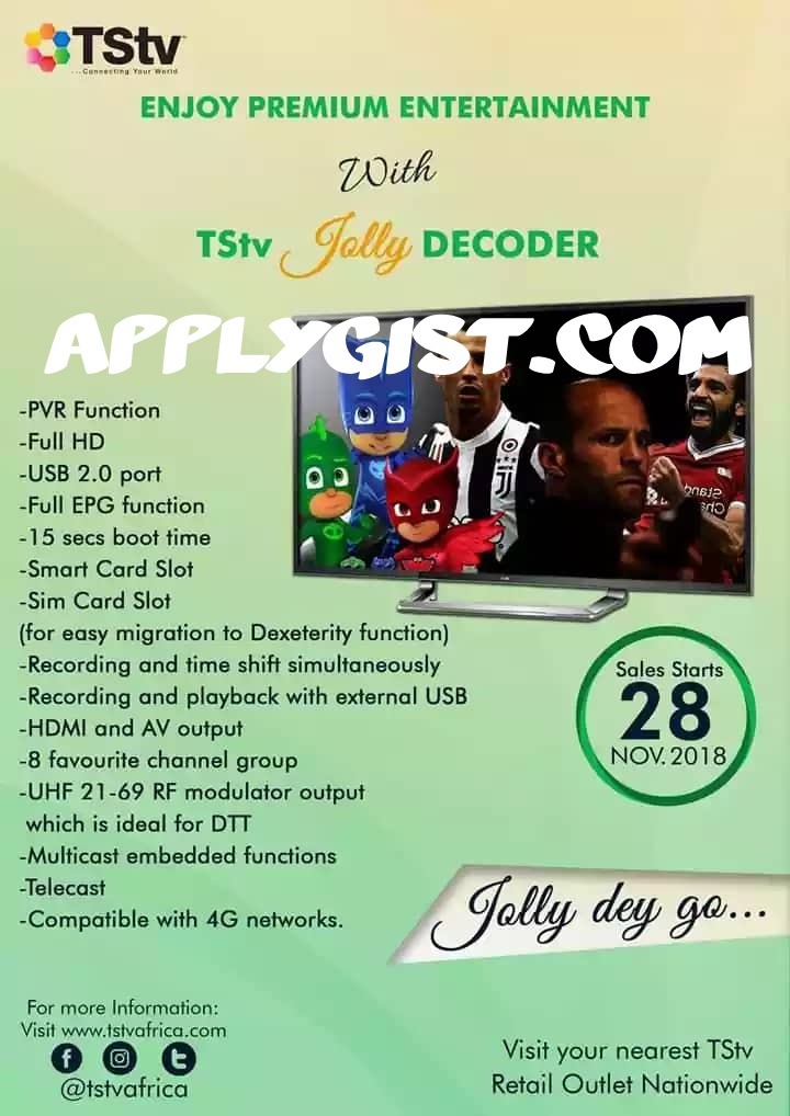 TStv Introduces Jolly Decoder