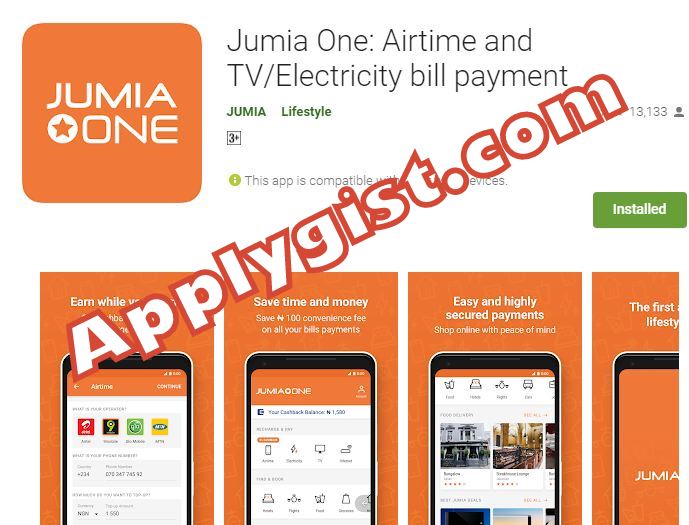 Jumia One Airtime and TV Electricity bill payment