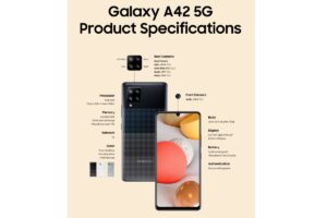 All specifications of Samsung Galaxy A42 5G Released