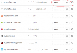 Google Chrome Passwords