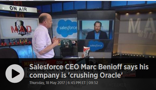 SalesForcec crushing Oracle