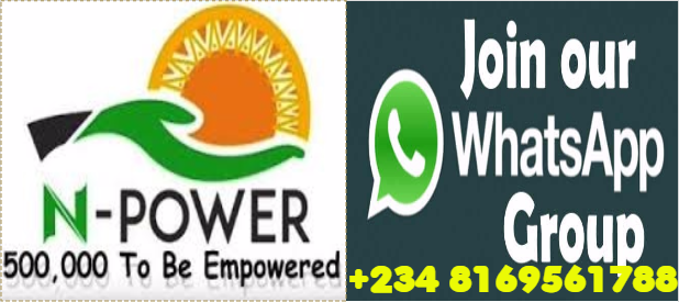 Npower Registration for Interested Candidates, Join Whatsapp Group