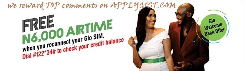 Glo free data and free 6000 credit