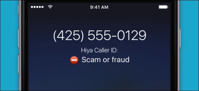 spam calls on an iphone