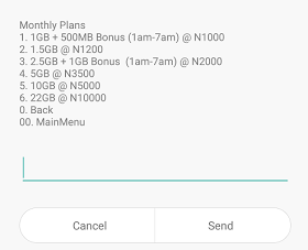 New MTN Monthly Data Plan October 2017