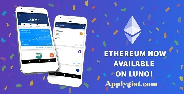 Ethereum Now available On Luno