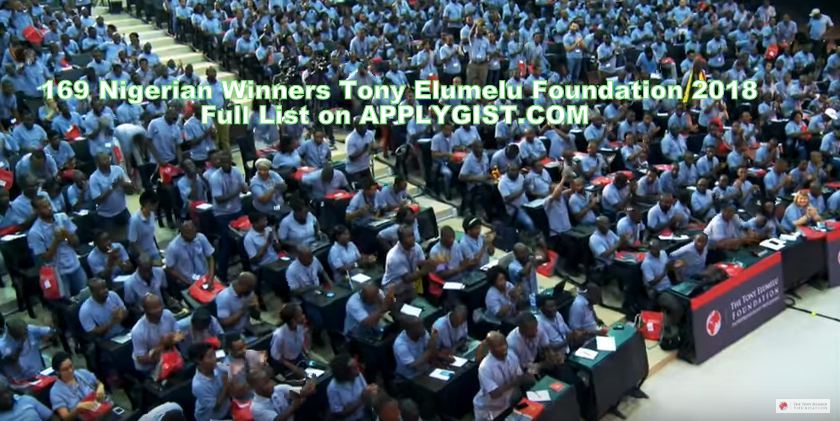 169 Nigerian Winners Tony Elumelu Foundation 2018