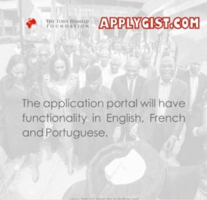 Apply Now 2019 Tony Elumelu Foundation Grant $5000