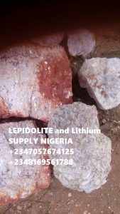 Lithium Ores Spodumene and lepidolite Amblygonite Kunzite Supply In Nigeria